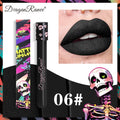 Waterproof and Easy To Color Halloween Makeup Sexy Red Vampire Liquid Lipstick Matte White Black Lip Gloss Facial Body Painting