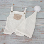 Newborn Photography Props Outfit Hat Baby Romper Bodysuits Outfit Shooting Baby Photo Props Clothing Accessories