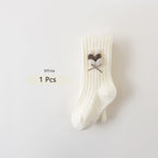 Autumn Winter Girls Pantyhose Solid Color Kids Ballet Dance Tights For Kids Stocking Velvet Heart Grils Leggings