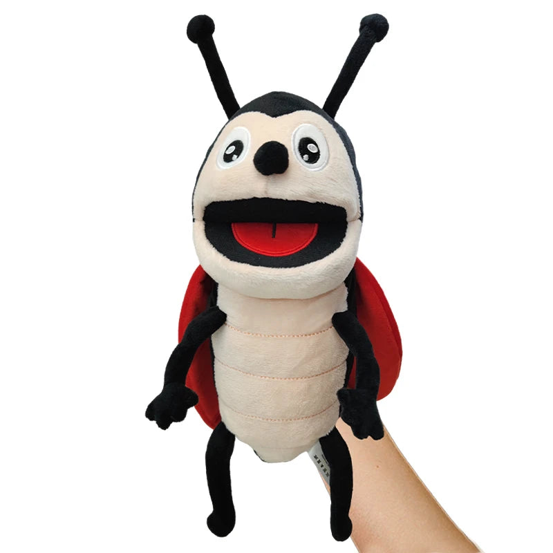 Insect Plush Hand Puppet Storytelling Bee Ladybird Butterfly Soft Stuffed Plush Toys Early Education Hand Finger Story Puppet