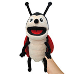 Insect Plush Hand Puppet Storytelling Bee Ladybird Butterfly Soft Stuffed Plush Toys Early Education Hand Finger Story Puppet