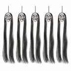 Glowing Eyes Halloween Hanging Ghost Skeleton Prop Long Hair Decoration for Indoor Outdoor Haunted House Party Spooky Display