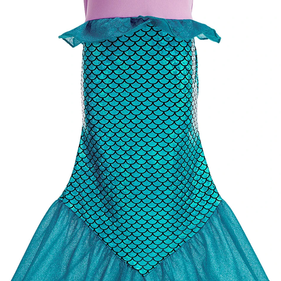 Girls Elsa Anna Dress Children Princess Carnival Dress Kids Jasmine Rapunzel Pageant Flower Disguise Birthday Cosplay Costume