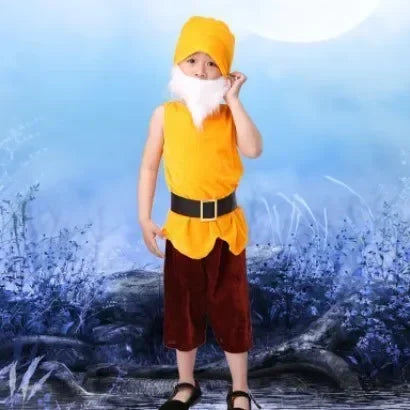 Carnival Cosplay Clothing Christmas Performance Seven Dwarfs Costume for Children Christmas Costumes for Kids Halloween