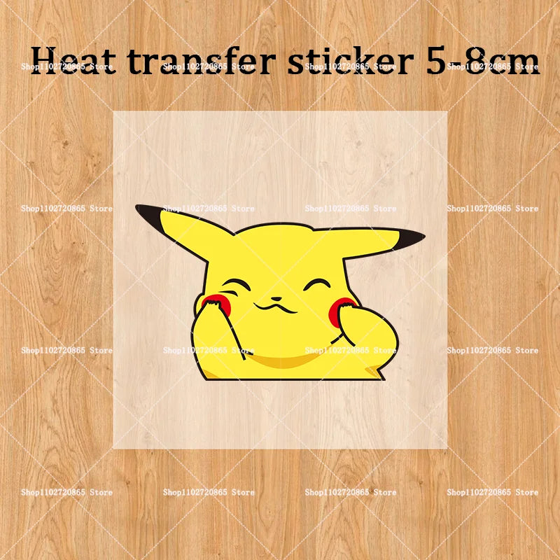 Pokemons Cotton T-Shirt Pikachu Eevee Cartoon Anime Tees Classic Game Fashion Printed Tops Summer Breathable Casual Clothes Gift