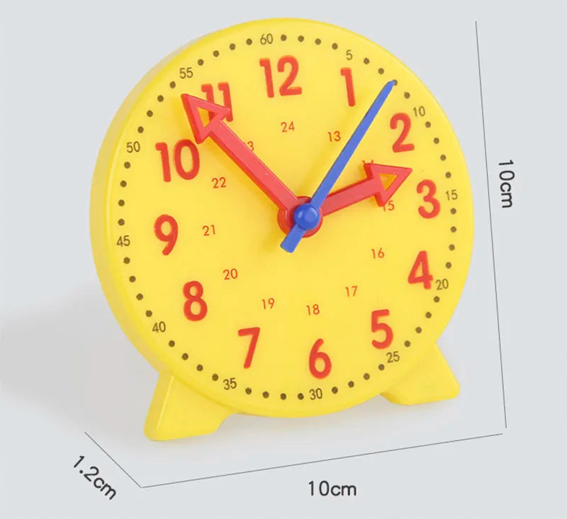 Children Montessori Clock Educational Toys Hour Minute Second Cognition Matching Puzzle Toys Kids Early Preschool Teaching Aids