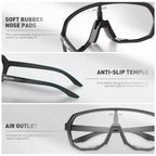 SCVCN Hiking Eyewear Sports Glasses for Men MTB Bike Bicycle Sports UV400 Hunting Driving Cycling Glasses Fashion Sunglasses