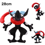 Black Pokemon Stuffed Toys Pikachu Umbreon Psyduck Snorlax Mew Rayquaza Charizard Greninja Darkrai Rillaboom Plush Soft Toy
