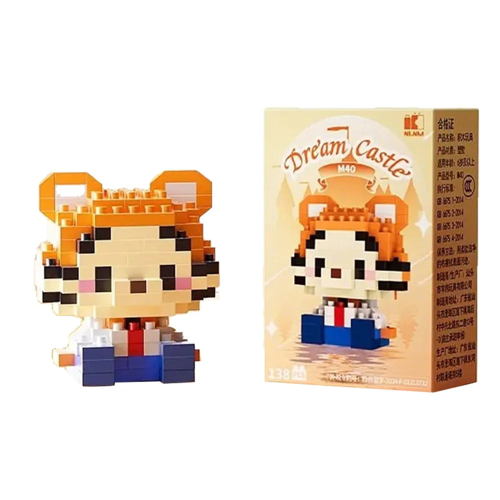 Disney Stitch Building Blocks Anime Kawaii Cartoon mini Action Children's Figures Blocks Bricks Assemble DIY Toys Gift for Kids