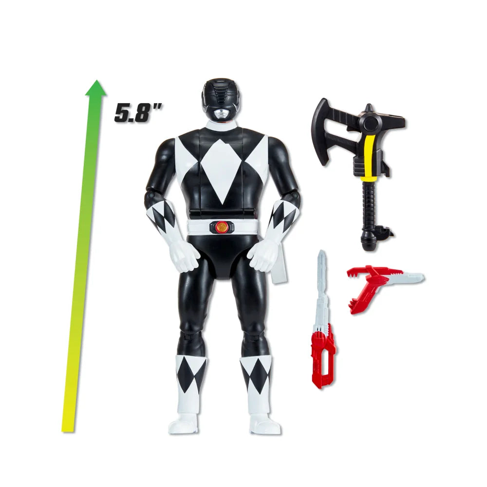 15CM Auto-Morphin Green Black Red BLUE Pink Yellow Ranger Evil Space Alien Goldar Rita Repulsa Putty Patroll Baboo Action Figure