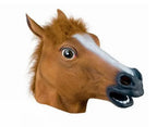 Horse Head Mask Cosplay Costume Party Funny Halloween Horse Head Mask Headgear