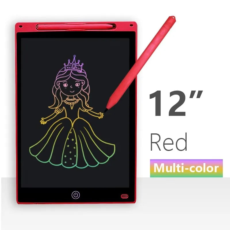 12 inch LCD Early coaching board light energy drawing board Colorful children's electronic handwriting board Birthday gift
