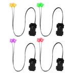 Glowing Eyes Halloween Decor with Timer LED Light Up Props for Skulls Pumpkins Tombstones Masks Halloween Party Decorations