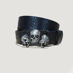 Punk Skull Plus size Leather Belt For women and men Harajuku Gothic Y2K Embossed Skeleton Hand Decoration Halloween Accessories