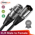 3Pin XLR Cable Male to Female Sound Cannon Microphone Cable for Mixer Amplifier Balanced Analog Audio Cord XLR Extension Cable