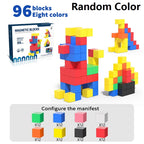 Magnetic Cubes Building Blocks Toys STEM Educational Construction Play Sensory Learning For Toddlers Kids Early Development