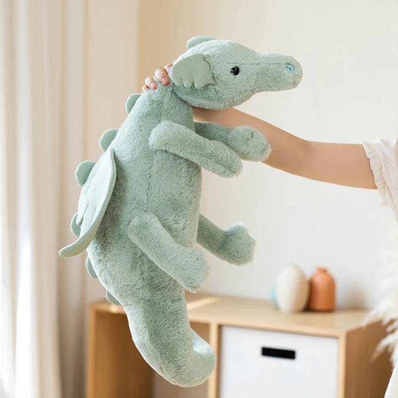 30/50/70/90cm Flying Dragon Action Figure Stuffed Toy Flying Wings Dinosaur Rag Doll White Green Blue Pink Dinos Birthday Gift