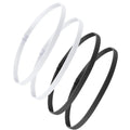 4PCS Unisex Sports Thin Headband Non-Slip Elastic Women Men Yoga Hair Bands Sweatband Football Running Biking Sports Hairband