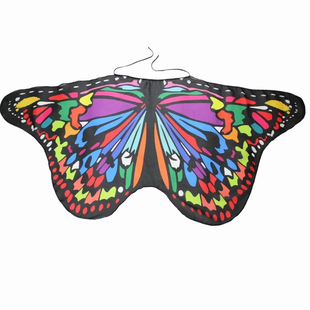 Halloween Kids Butterfly Costume Mask Cloak Children's Butterfly Elf Angel Wings Christmas Stage Cosplay Performance Costumes