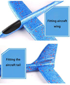 48cm Large EPP Foam Hand Throwing Aircraft Toys Gyratory Stunt Pressure Resistant Model Aircraft Outdoor For Boys Children Gift