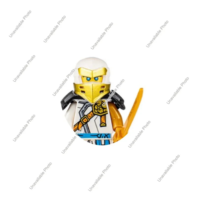Hot Toys Ninja Figures Garmadon Jay Zane Kai Nya Lloyd Samukai Cole Harumi Ultra Violet Pyro Snake Morro Building Block Kids Toy