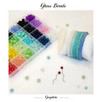 24-Color 8mm Crystal Bead Bracelet Making Kit - 360/480/720 Pieces Jewelry Glass Beads round Beads Suitable for Crafting