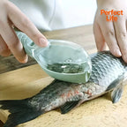 A Scale Removal Tool，Plastic Scales Scraper，Easy Cleaning Fish Skin Brush，Household Kitchen Scale Scraper