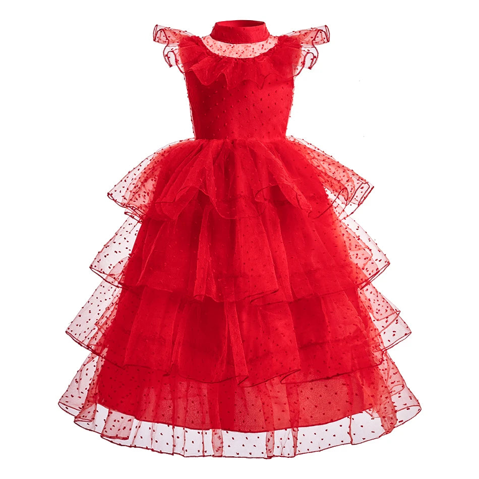 Girls Elsa Anna Dress Children Princess Carnival Dress Kids Jasmine Rapunzel Pageant Flower Disguise Birthday Cosplay Costume