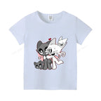 Sprunkis T-shirts Cartoon Oren Wenda Outdoor Clothes Short Sleeve Summer Cute Base Top Funny Birthday Gift