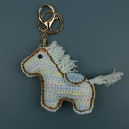 Funny Zebra Crochet Keyrings For Bag Pendant Handmake Animal Doll Knitting Keychain Cute Sheep Keyrings Gifts Custom Accessories