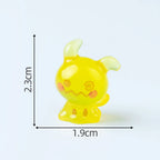 6PCS/SET Pokemon Pikachu Anime Figures Cute Gengar Bulbasaur Luminous Toys For Adult Kawaii Ornament Collection Charm Gift