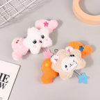 1PC Star Pendant Key Chain Doll Album Plush Pendant Doll School Bag Decoration Gifts