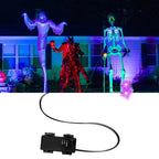 Halloween LED Glowing Eyes With Timer Light Up DIY Eyes For Skeleton Pumpkins Masks Tombstones Indoor Outdoor Horror Decors