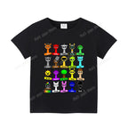 Sprunkis T-shirts Cartoon Oren Wenda Outdoor Clothes Short Sleeve Summer Cute Base Top Funny Birthday Gift