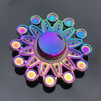 1 piece set colorful fidget spinner for adults zinc alloy stress relief toy office anxiety relief stress relief leisure gift