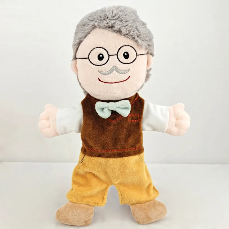 25cm Sweet Family Hand Puppet Dolls Early Education Learning Stuffed Plush Toys Cospaly Hand Finger Puppets for Children Gifts