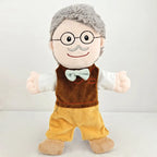 25cm Sweet Family Hand Puppet Dolls Early Education Learning Stuffed Plush Toys Cospaly Hand Finger Puppets for Children Gifts