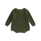 0-2Y Knitting Newborn Baby Girl Boy Spring Autumn Clothes Cute Long Sleeve Sweater Romper Jumpsuit Casual New born Outfits