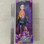 Kpop Rumi Mira Zoey Vinyl Doll Anime Hunters Girl 11 Inch Articulated With Theme Music Cute Toy 3PCS Set Gift for Kids Girl Fans