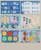 Busy Book for Kids, Animals Vehicles Dinosaurs Stickers, Matching Number & Letter Games, Interactive Learning Activity Book