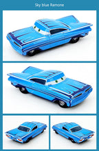 Disney Pixar Cars Ramone Series Colors Golden Green Red Purple 1:55 Alloy Diecast Children's Toy Car Model Gift