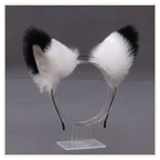 Lolita Animal Cat Fox Ear Hair Hoops Cosplay Girls Halloween Anime Headbands Headwear Hair Accessories