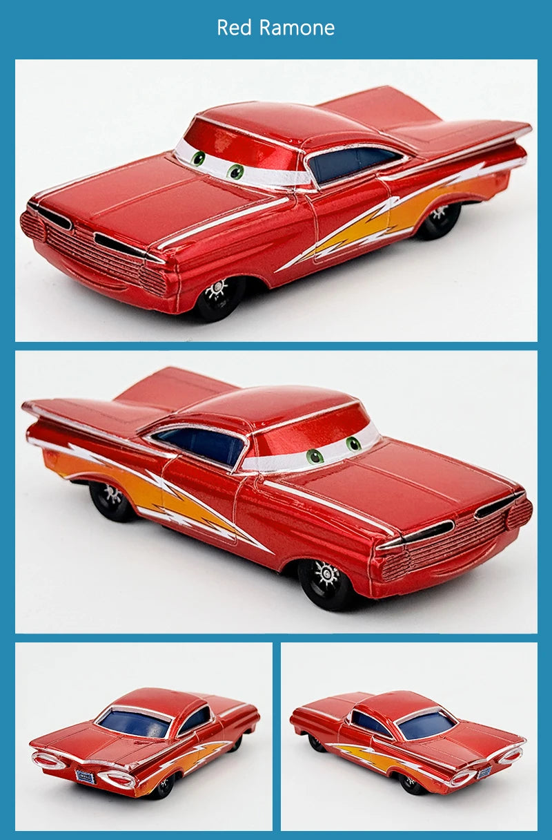 Disney Pixar Cars Ramone Series Colors Golden Green Red Purple 1:55 Alloy Diecast Children's Toy Car Model Gift