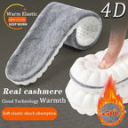 2pcs Self Heated Thermal Insoles for Feet Winter Warm Wool Thermal Memory Foam for Men Women Sports Shoes Self-heating Shoe Pads