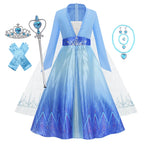 Girl Vestidos Costume Kid Dress Halloween Cosplay Children Birthday Carnival Party Dress Up 2-10 Year