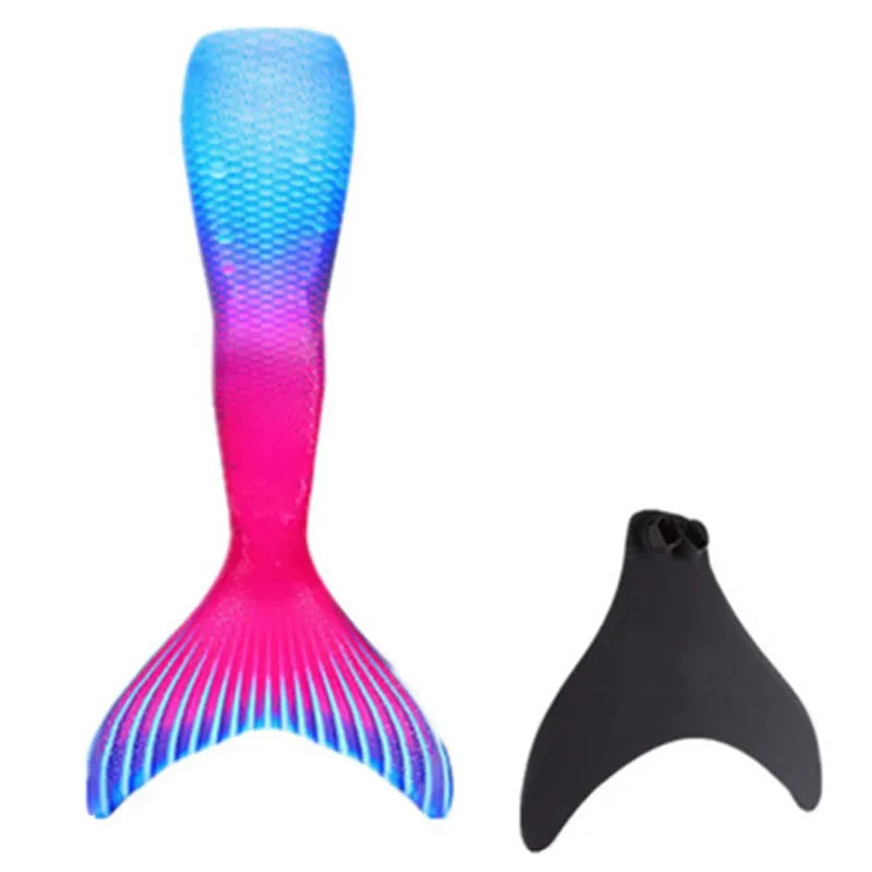 New Kids Adult Swimming Mermaid tail Girl Mom Cosplay Mermaid Costume Children Party Gift Fantasy Swimsuit With Monofin Fin