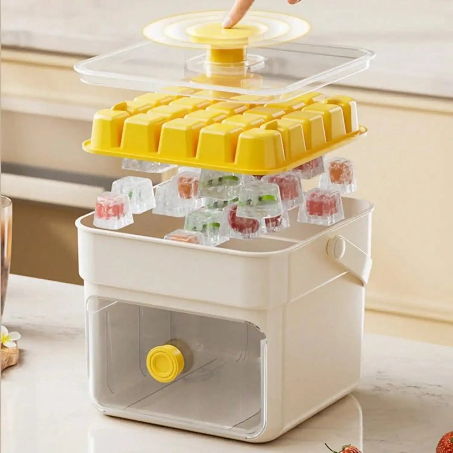 Instant Ice-Making-Just Press And Release! Portable Ice Mold   ice cream mold ice cube maker ice mold