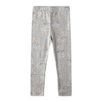 2 3 4 5 6 7 Years Girls Leggings 100% Cotton Girl's Trousers Little Girls Pants Skinny Cartoon Kids Children Leggings Trousers