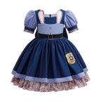 2026 Jessie Cowgirl Costume 2 Piece Set Sleeve shirt Cow Print Flared Pants Kids Cosplay Outfit Halloween Carnival Casual Wear