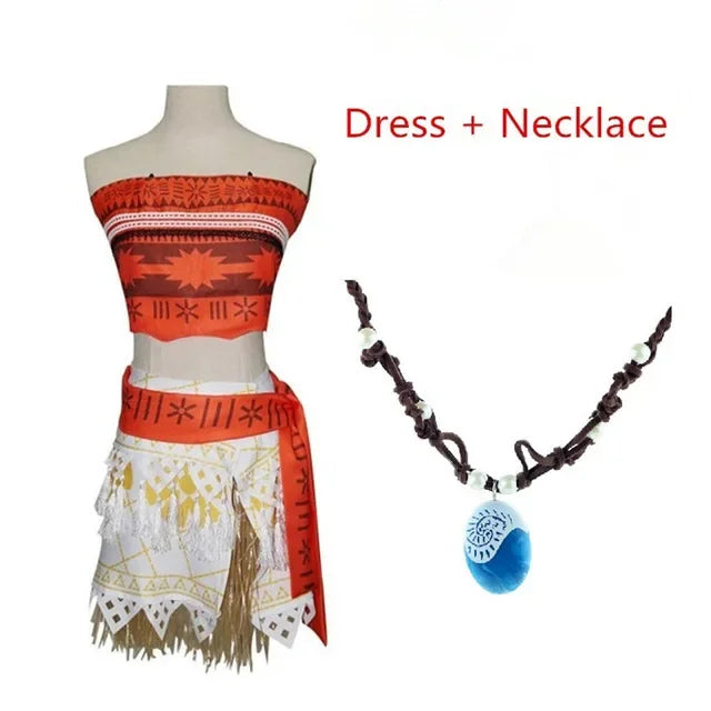 2024 Anime New Ocean Odyssey cosplay Moana Moana costume Halloween performance costume Moana